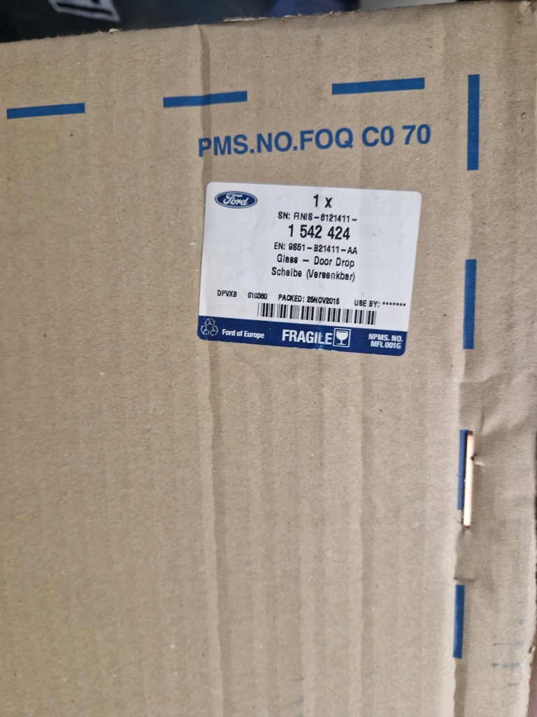 фото №2, Стекло дверь левый перед ford ka mk2 2008-2016