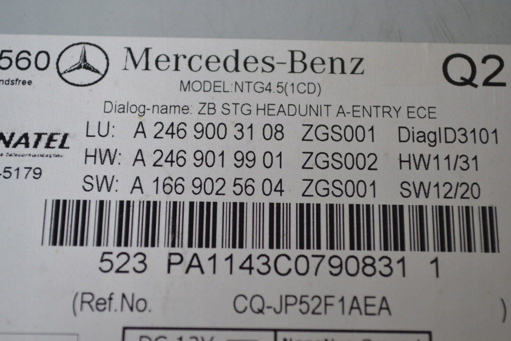 фото №5, Mercedes w176 w246 радио навигация a2469003108
