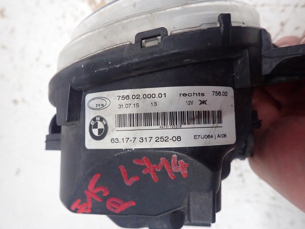 фото №4, Противотуманная фара правый bmw x5 f15 2014- led