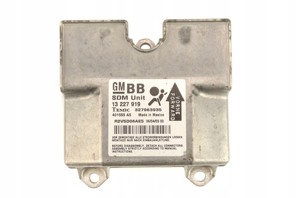 фото №1, Opel astra iii h модуль датчик подушек air bag 13227919