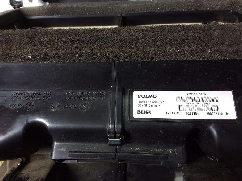 фото №9, Volvo s80 ii fl обігрівач 6g9n-18b539-ba eu