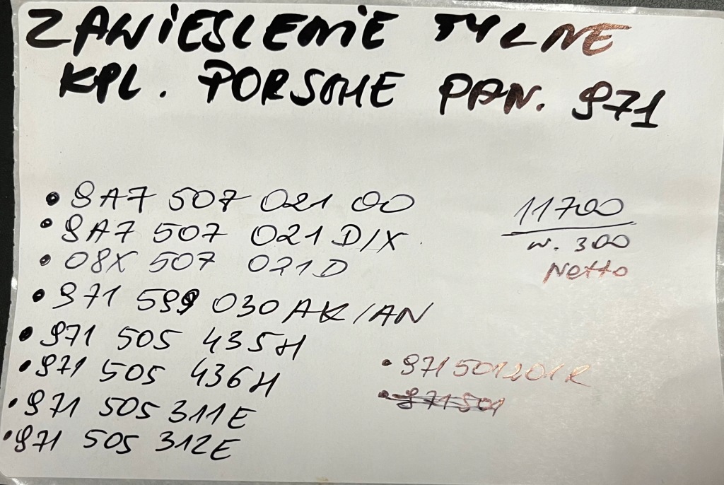 Idealne подвеска задние porsche panamera 971 1 Недорого