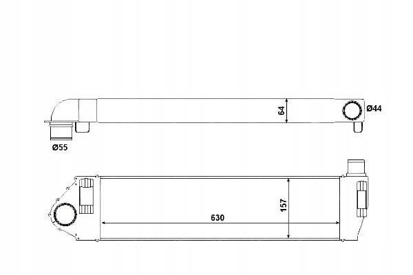 Nrf интеркулер renault megane 2 1,9dci 2,0dci a Цена