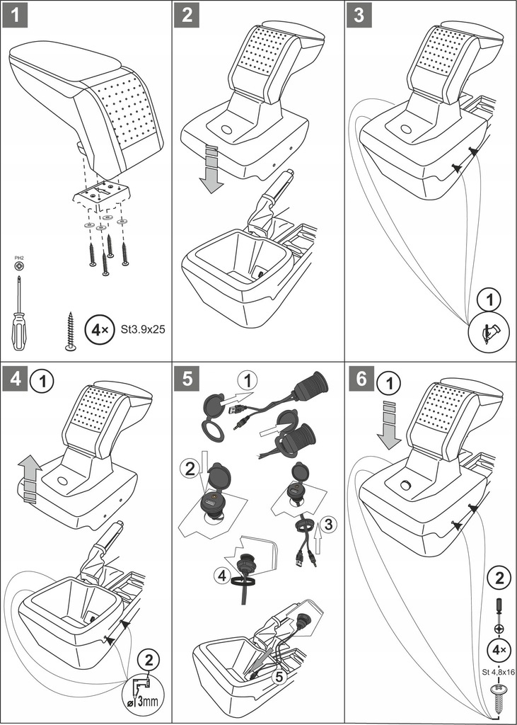 фото №7, Подлокотник стандарт ford focus, 2018-