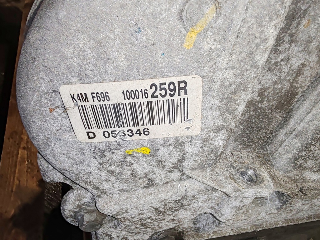 фото №6, Двигун k4m f696 1.6 16v 105km 77kw dacia duster i 10-13