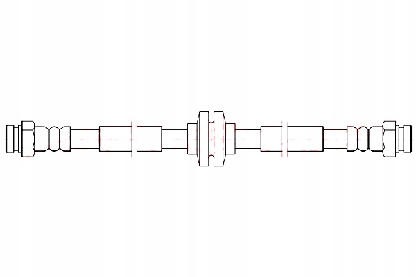 фото №2, Шланг тормозной гибкий перед l/p alfa romeo 159 brera 1.8-3.2