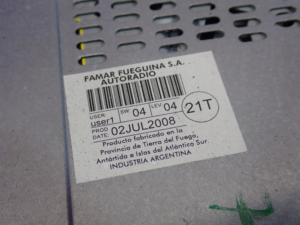 Vw polo iv 9n 05-09 рестайлинг  радио cd 6q0035152e с Разборки