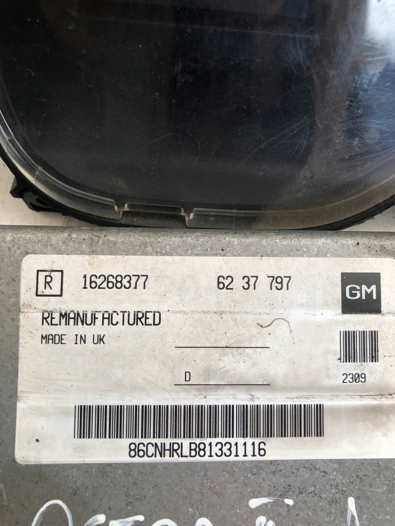 фото №4, Блок керування набір стартовий opel astra ii 1.6 16268377