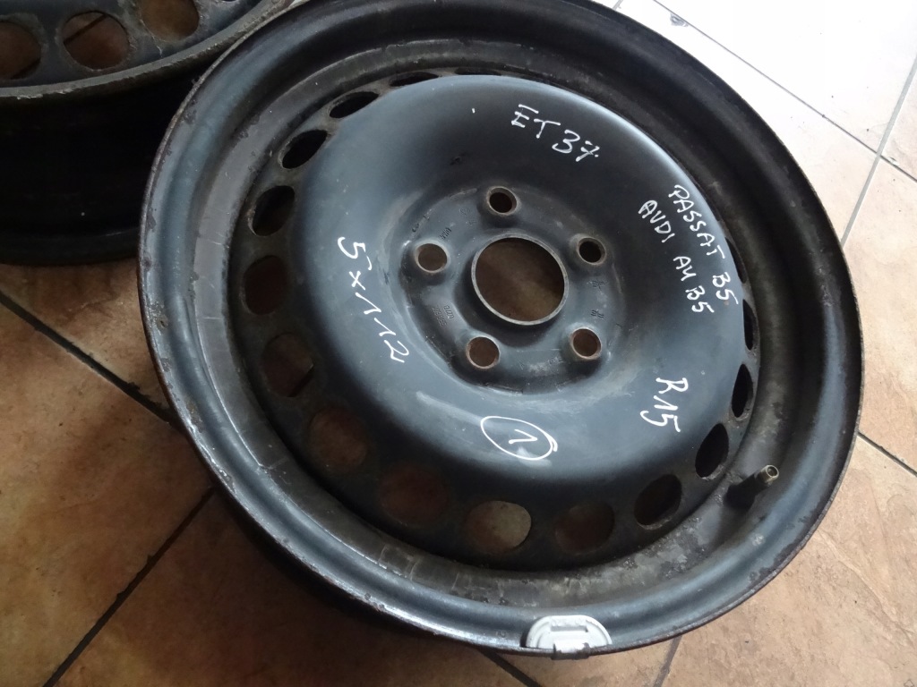 фото №3, Passat b5 audi a4 b5 диск сталевий r15 15' 5x112