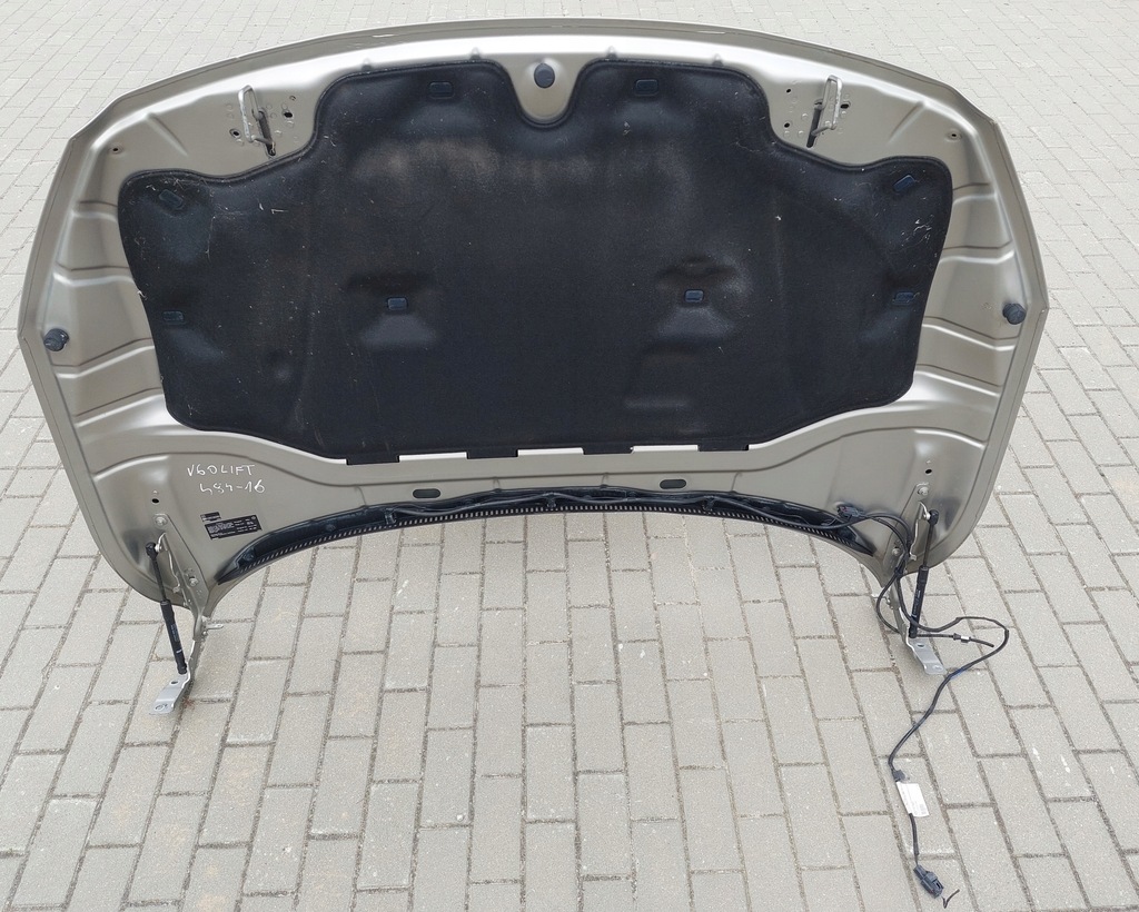 фото №7, Капот комплектна петлі шумоізоляція 31352823 volvo s60 ii v60 i lift 484-16