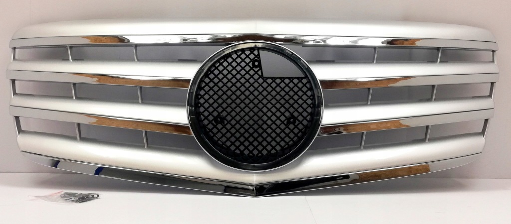 фото №4, Mercedes e klasa w211 07- решётка радиатора решётка радиатора радиатора хром блеск