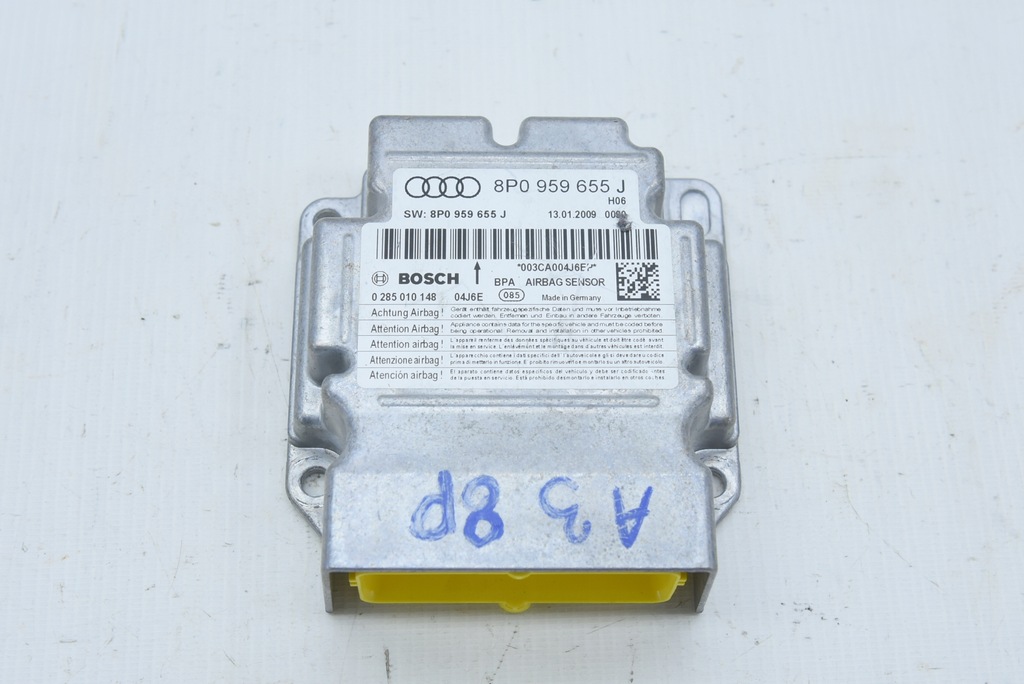 фото №1, Audi a3 8p lift модуль датчик подушек подушка безопасности