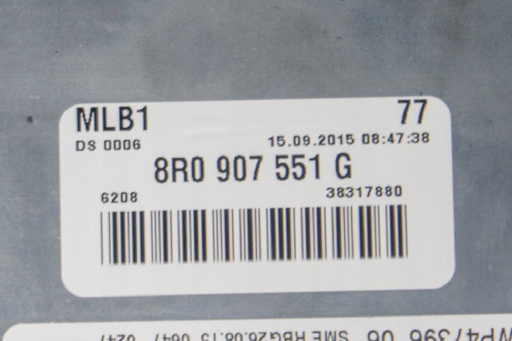 фото №7, Audi q5 8r блок керуючий двигуном ecu 8r0907551g 4g0907551a 3.0 benz