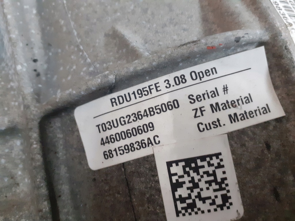 фото №11, Challenger charger 2015- диференціал міст задня задній 2.62 3.08 p68159834ae