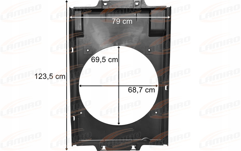 фото №2, Stralis корпус вентилятора радиатора