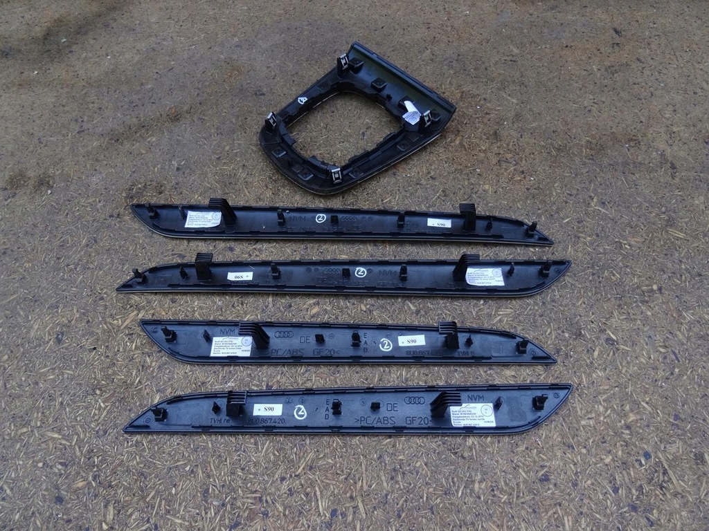 фото №9, Audi q3 8u накладки захист декори рамка шліфований алюміній комплект s-line