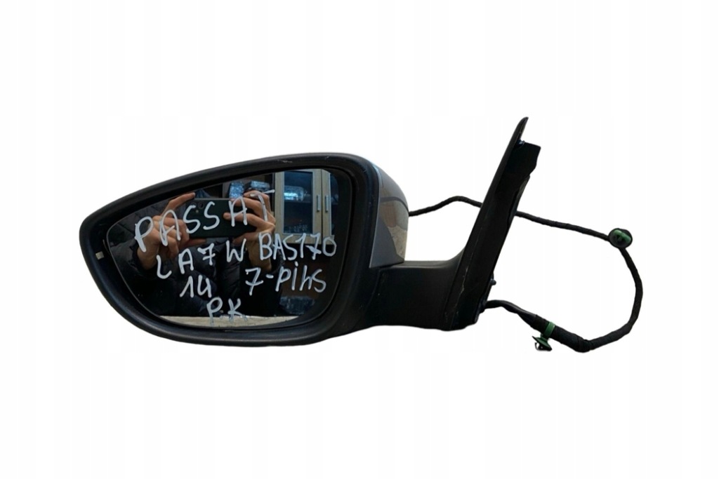 фото №10, Зеркало левая vw passat b7 alltrack 365 3c0857933a 2.0l дизель 103kw 2013