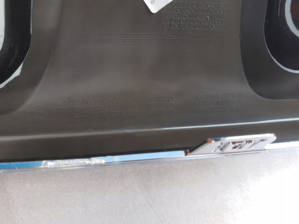 фото №10, Mercedes glc x253 lift amg хром дифузор перед молдинг na бампер