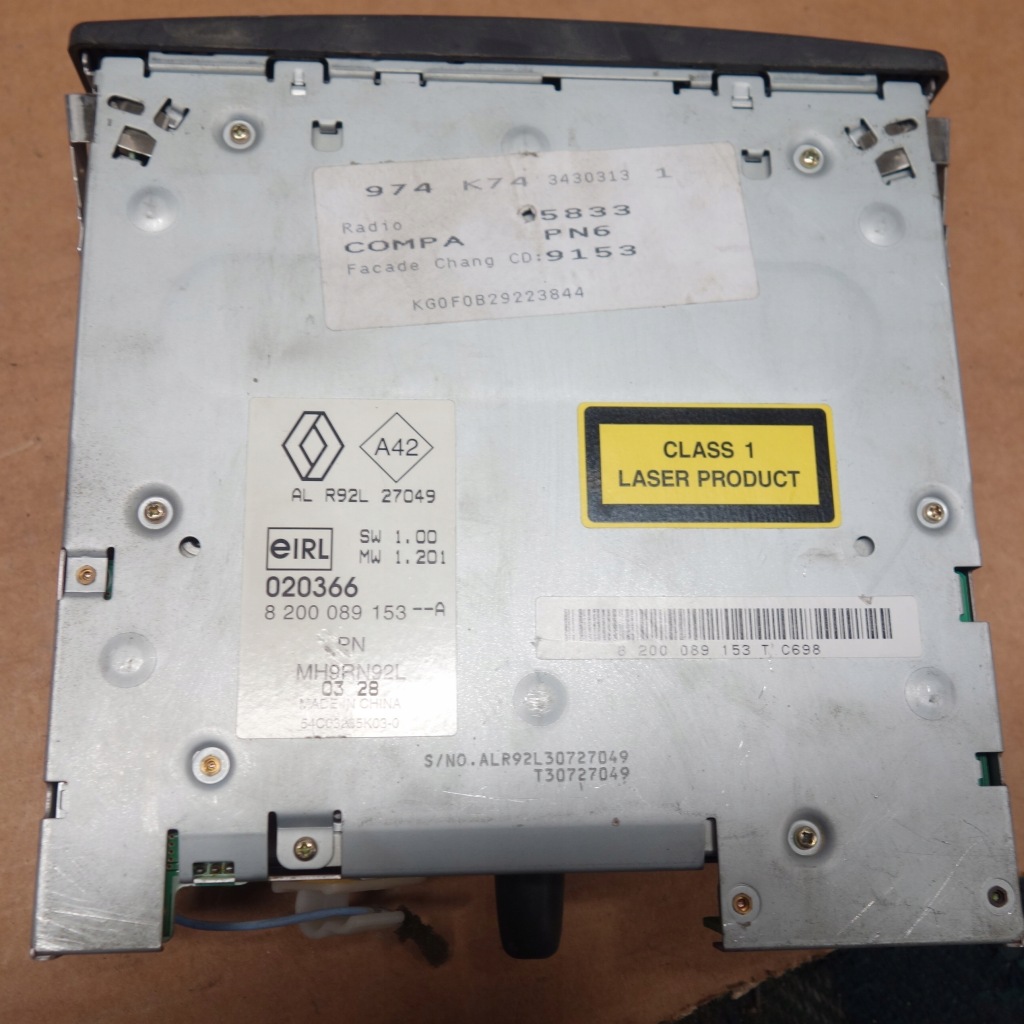 Радіо cd renault espace 4 iv 8200089153a Ціна