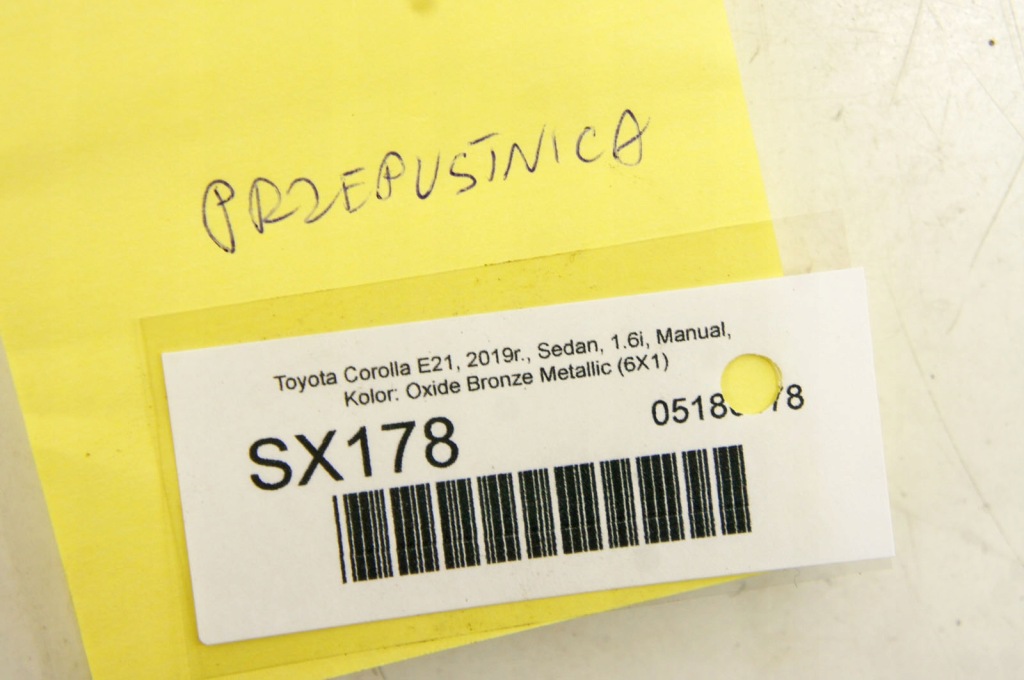 Sx178 toyota corolla e21 xii 1.6i дроссельная заслонка 22030-0t160 с Разборки