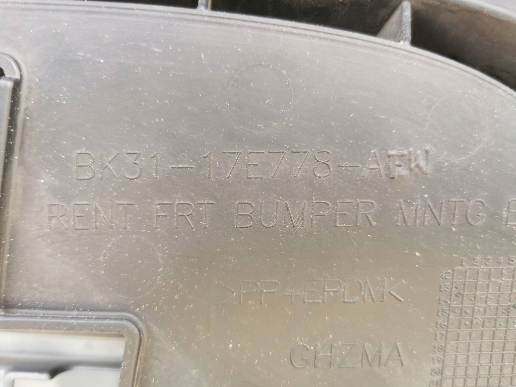 фото №13, Ford transit mk8 13-18 решётка радиатора каркас решётка радиатора бампера перед bk31-17e778-afw