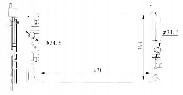 Купить Радиатор воды 59272 nrf opel adam corsa