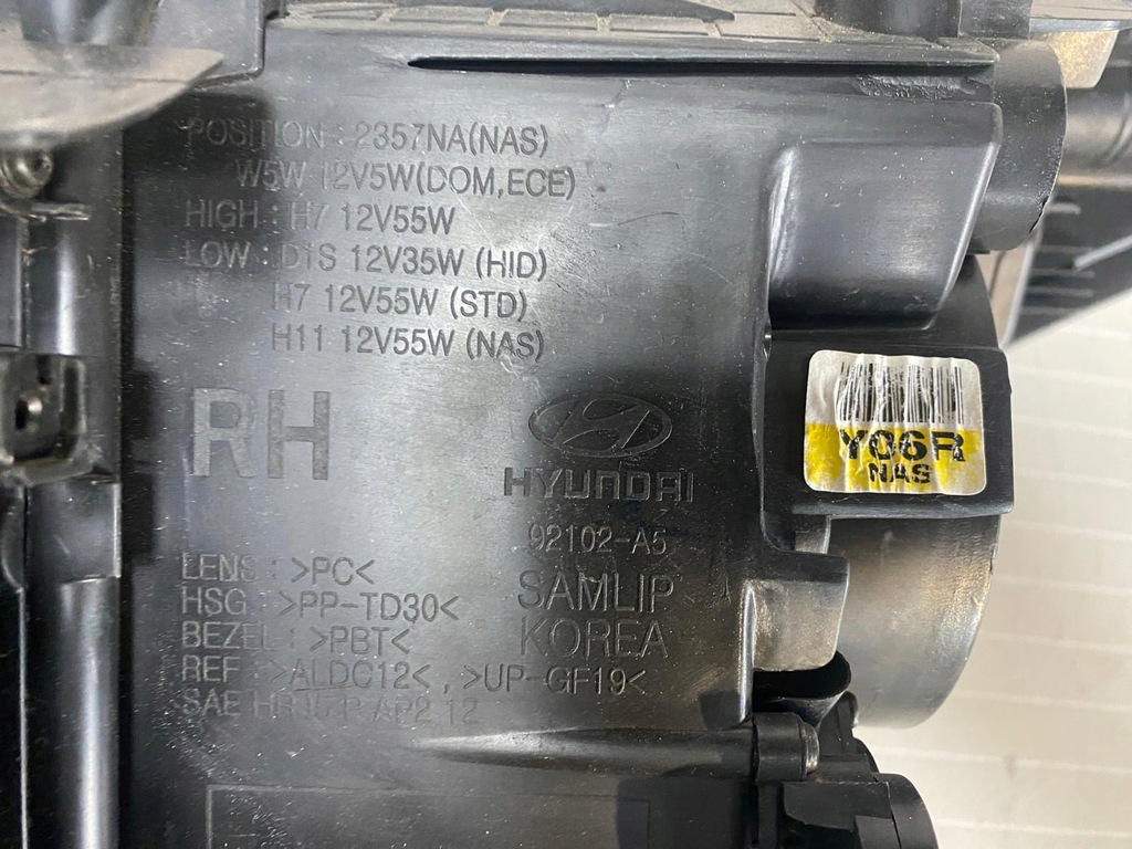 фото №10, Лампа правая передняя hyundai elantra 11- usa правый перед