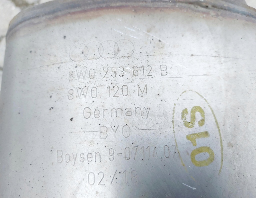 фото №12, Audi a4 b9 a5 8w s4 s5 18r. гаситель выхлоп 3.0 tfsi дроссельная заслонка 8w0253411c