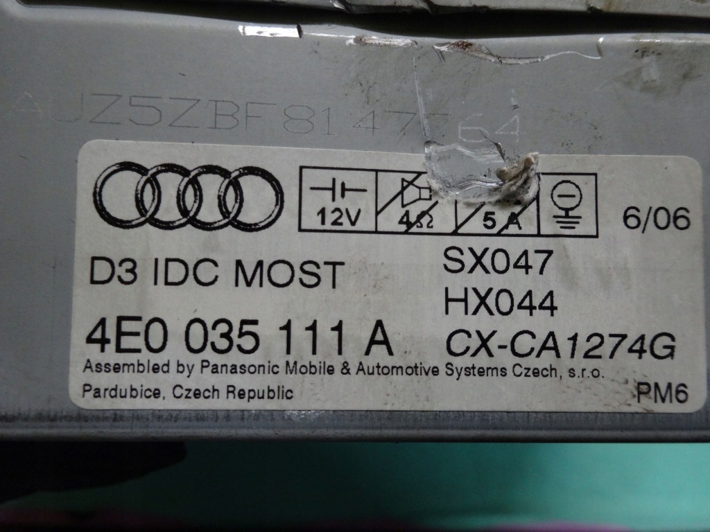 Audi a6 c6 06r чейнджер дисків cd 4e0035111 4e0910111f Недорого