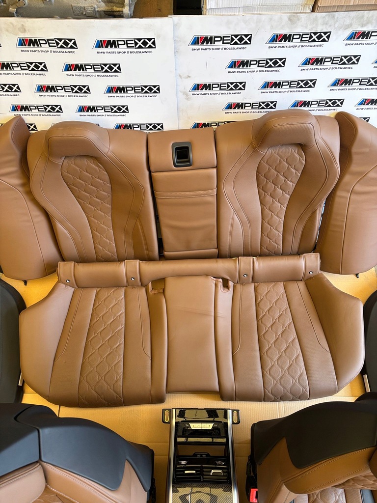 фото №11, Bmw 8 g16 m8 f93 сиденья салон merino taruma braun eu bowels