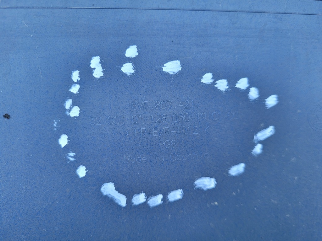 фото №11, Skoda fabia 4 iv | бампер дифузор спойлер задня задній hb 6ve807421 | 0044