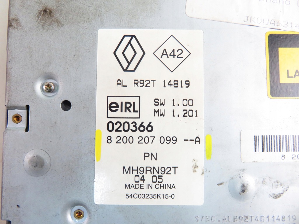 фото №5, Радио renault espace iv jk0/1_ 8200207099a