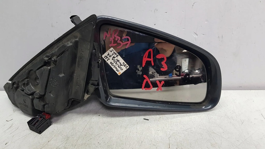 фото №1, Зеркало правое audi a3 8p 03- 9pin