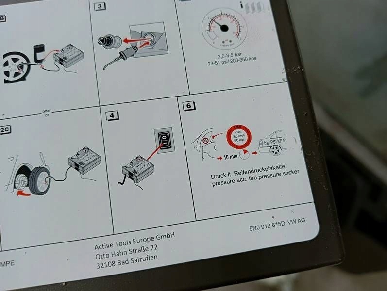 фото №7, Вкладыш колеса запасного набор ремонтный seat ibiza iv lift 6j0863470a