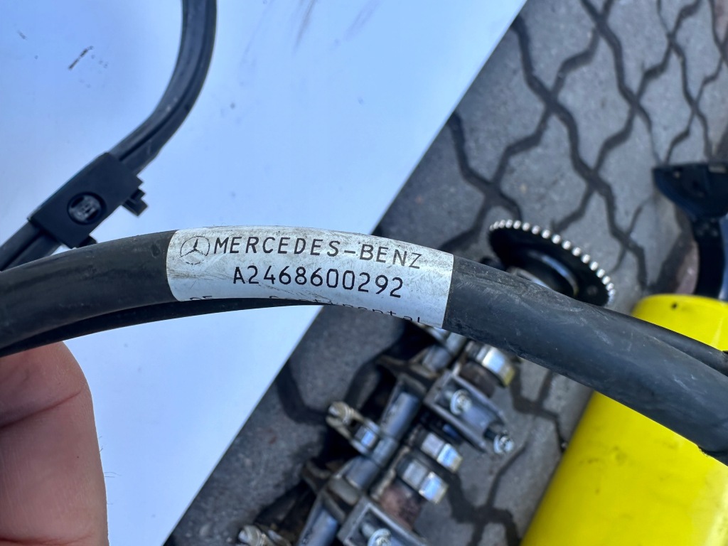 Mercedes a klasa w176 патрубок шланг омивача колодка штекер омивач Зі Шроту