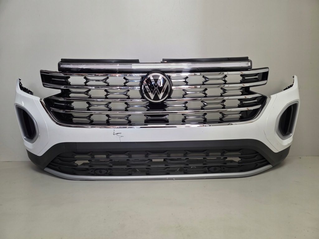 фото №1, Vw atlas 2024 sel бампер передний kompletny решётка радиатора радар жгут 3cn805903j