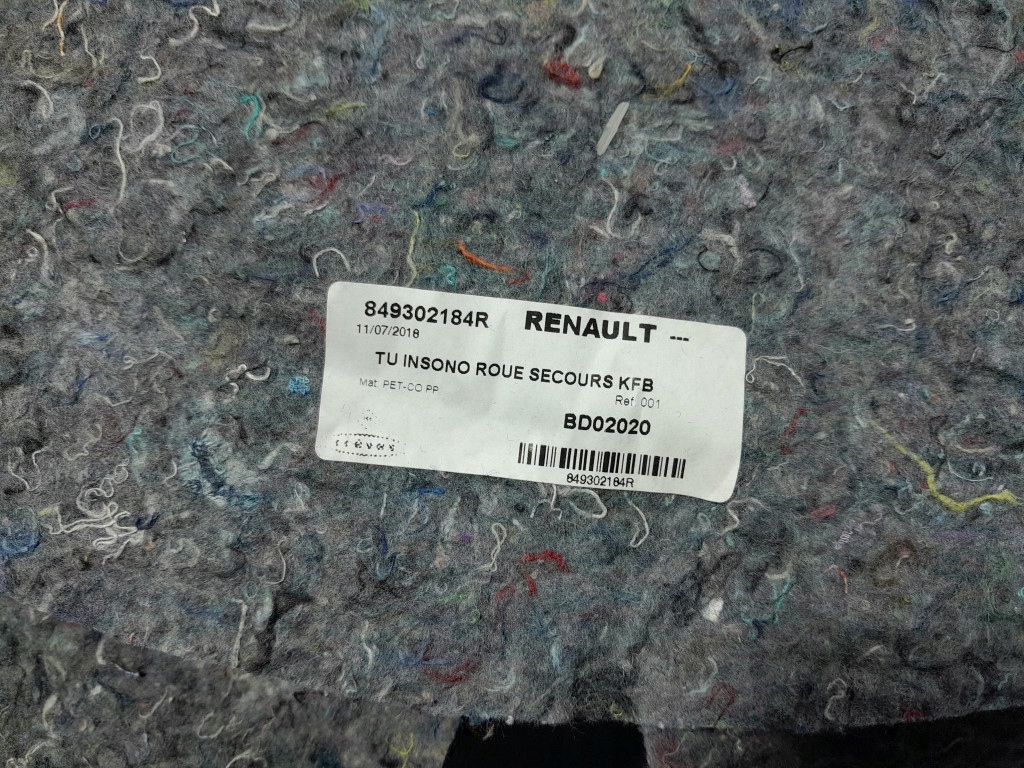 фото №5, Renault megane iv kombi шумоізоляція ніша колеса запасного 849102184r