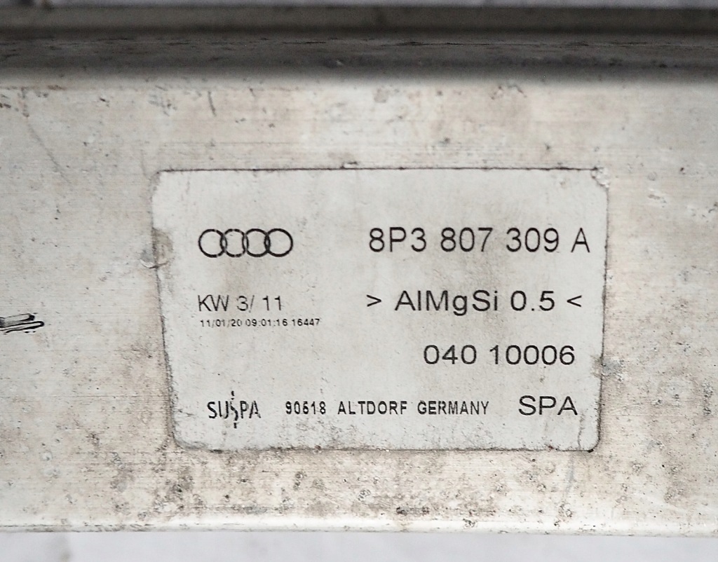 фото №9, Audi a3 8p lift кабриолет 2007-13 балка бампера задняя 8p3807309a