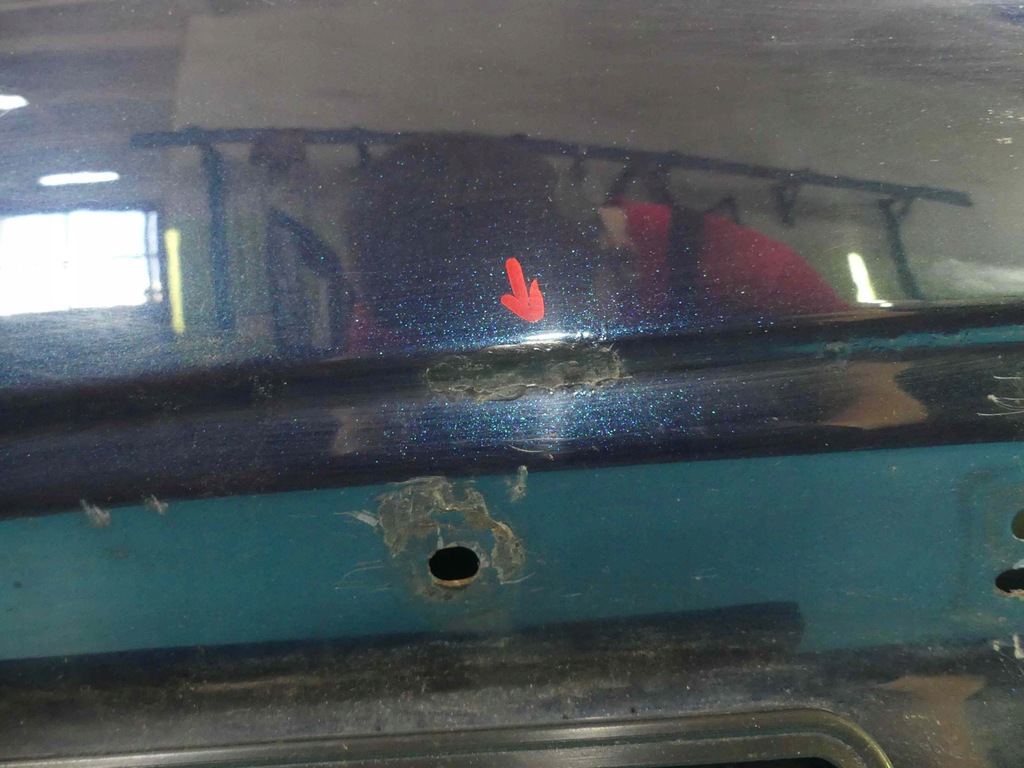 фото №9, Крышка багажника задняя jaguar xf i x250 sedan granatowy jjx