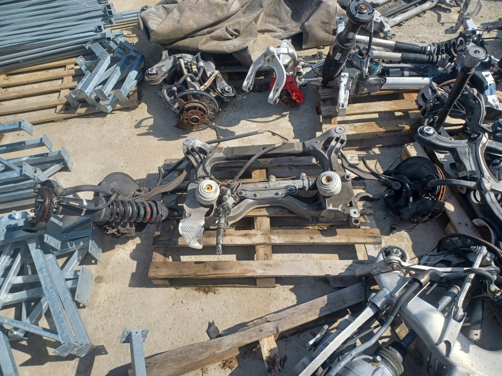 фото №4, Mercedes sl w230 r230 поворотный кулак рычаги правый перед