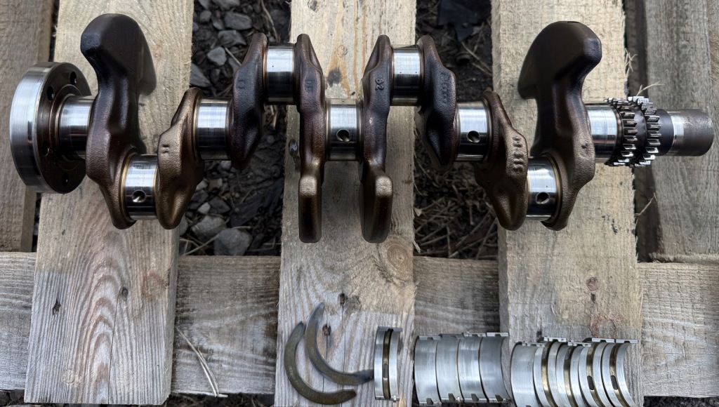 фото №6, Wał колінчастий номінал 03fe golf v polo v fabia 1.2 tsi tfsi cbz вкладиші super