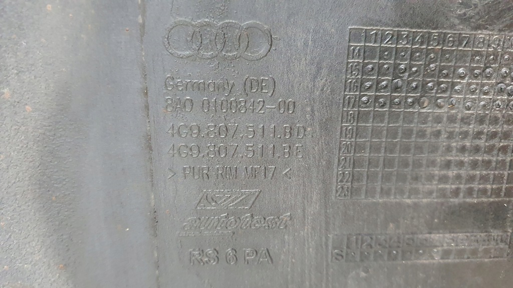 фото №13, Бампер задня задній audi a6 rs6 c7 kombi 4g9807511bd