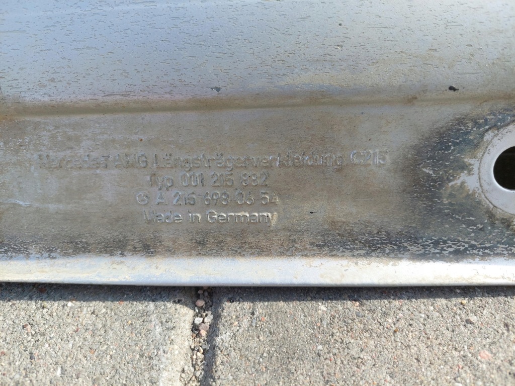 Молдинг поріг ліва права mercedes cl 55 amg w215 744 Зі Шроту