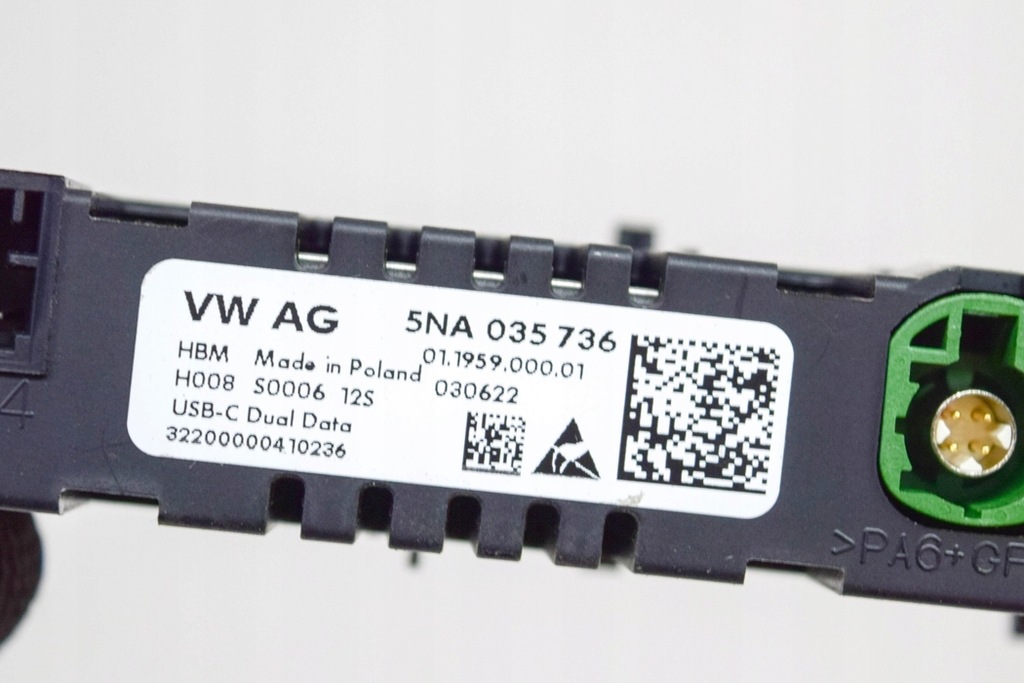 фото №6, Volkswagen id.3 e11 pro usb c з'єднувач роз'єм 5na035736 2022