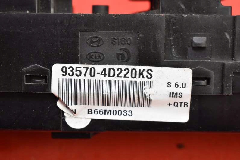 фото №6, Панель керування вікон eu 93570-4d220ks kia carnival 2 ii 06-10