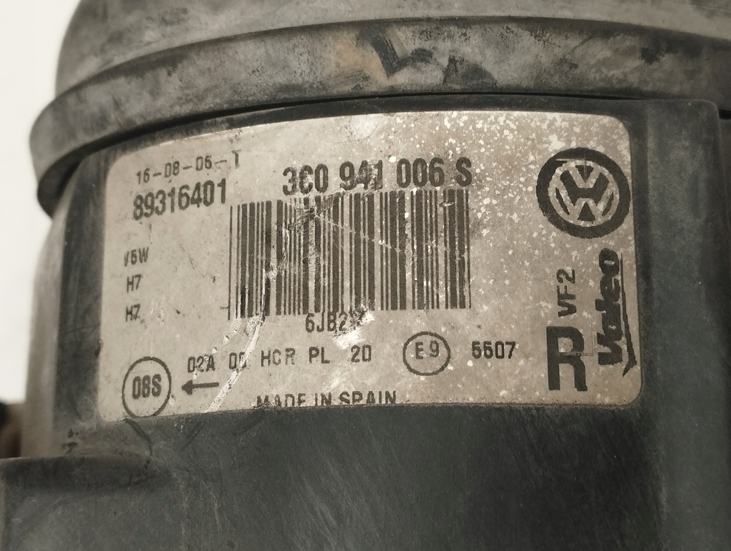 фото №12, Volkswagen passat b6 лампа правий перед 3c0941006s