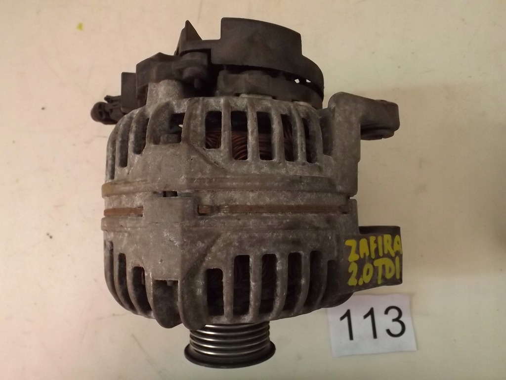 фото №1, Opel zafira a генератор 2 l dti