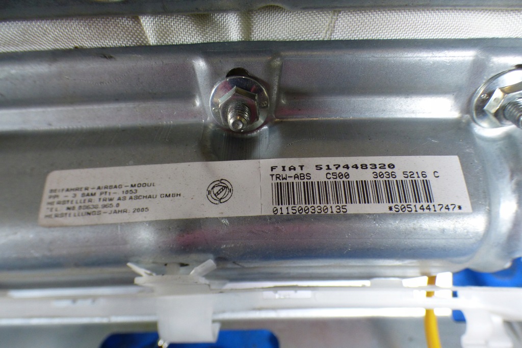 фото №16, Подушка подушка безпеки комплект 735399616 735398743 517448320 fiat croma ii