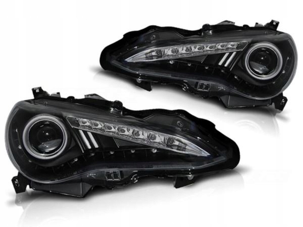 фото №1, Лампы передние toyota gt86 12- black tru drl