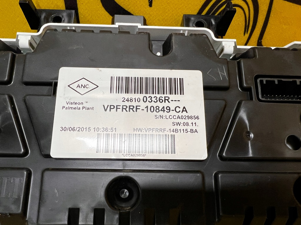 фото №9, Дисплей приборы счетчик спидометр renault clio iv